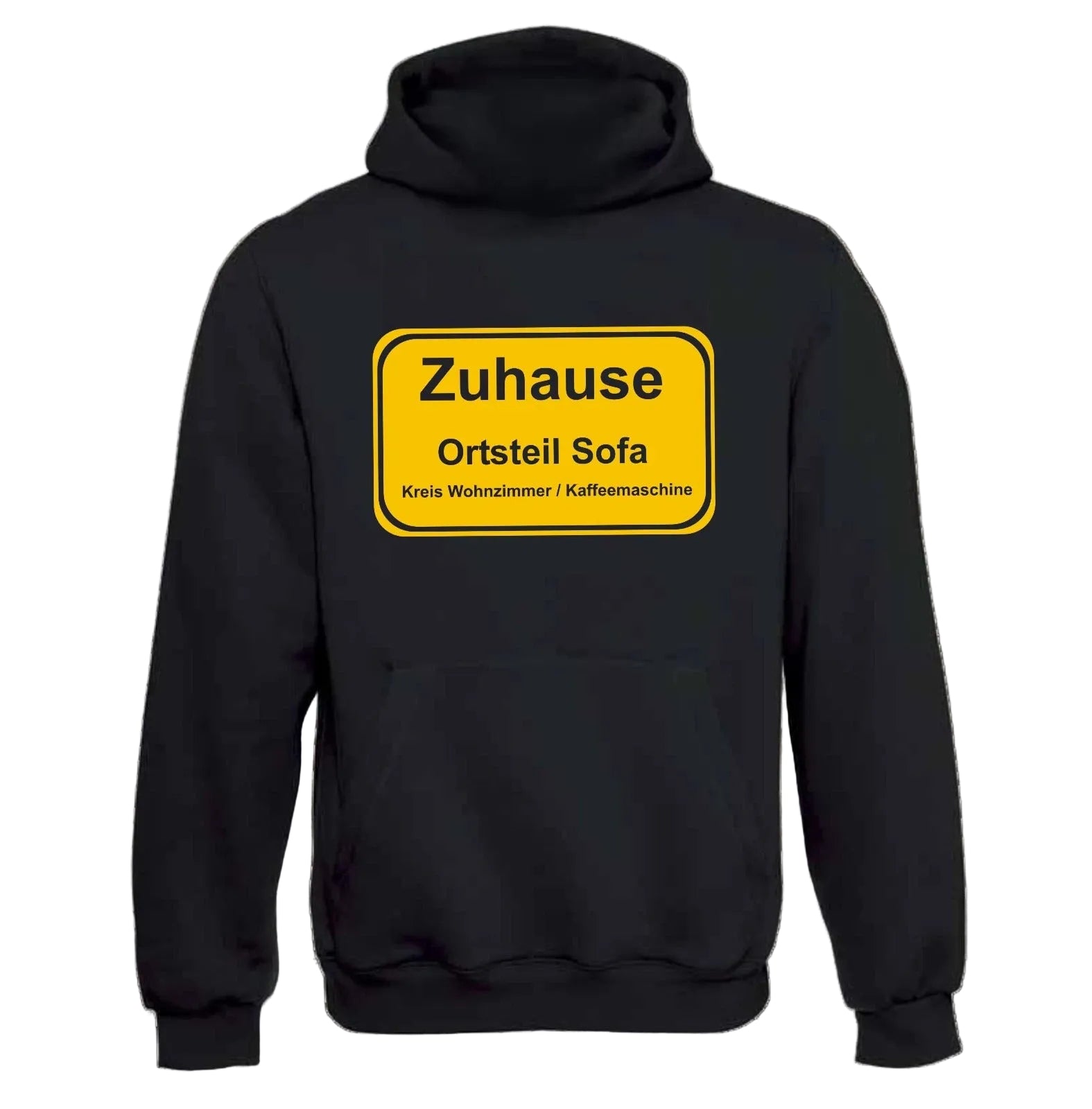 Zuhause – Ortsteil Sofa – Kreis Wohnzimmer Hoodie