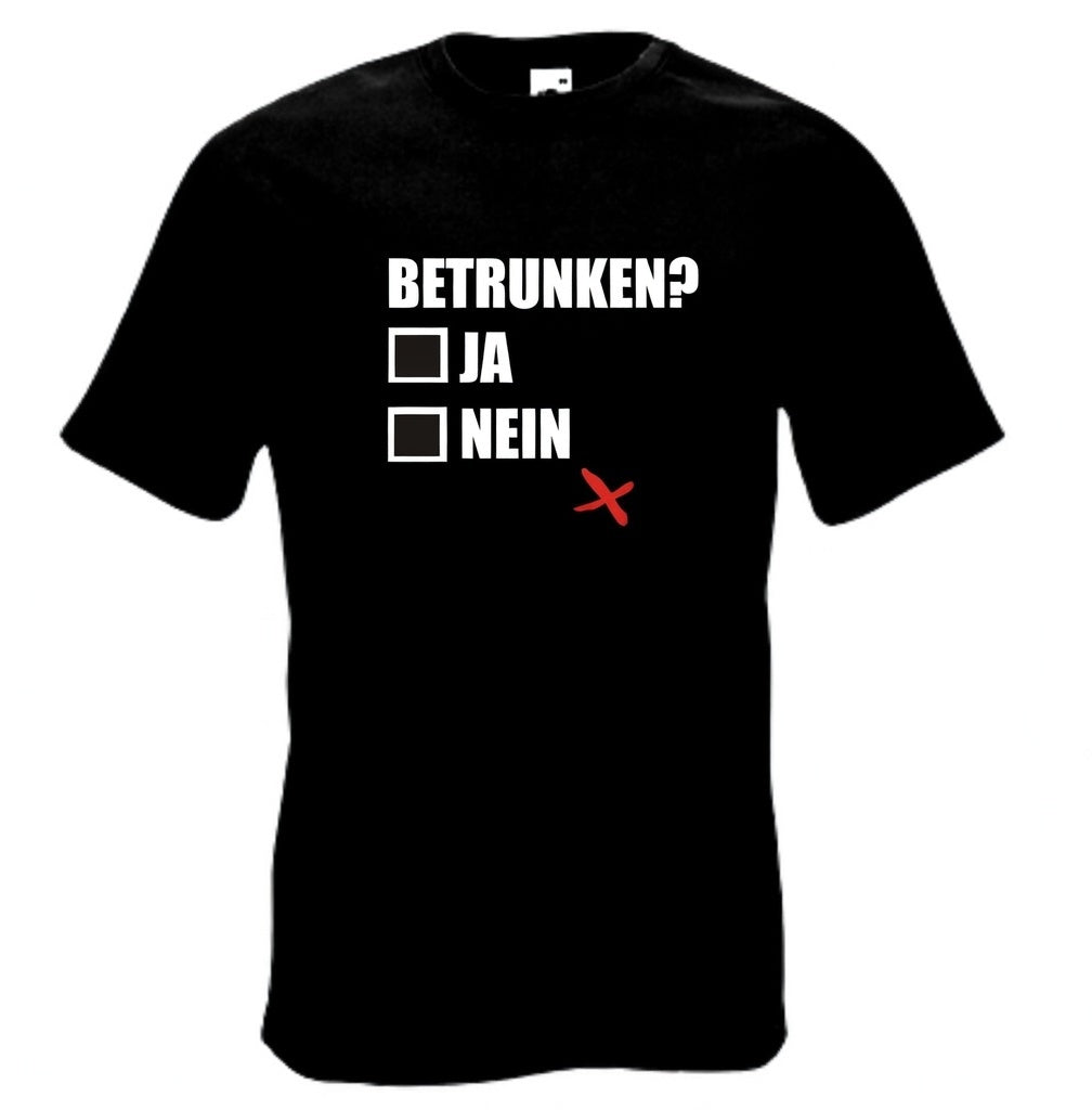 Betrunken ankreuzen T-Shirt