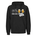 Stein Schere & Paar Bier Hoodie