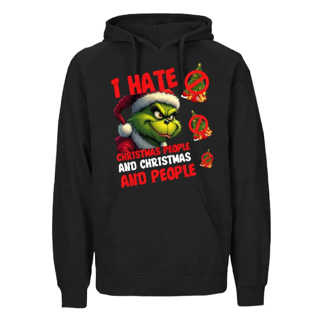 I Hate Christmas People Hoodie