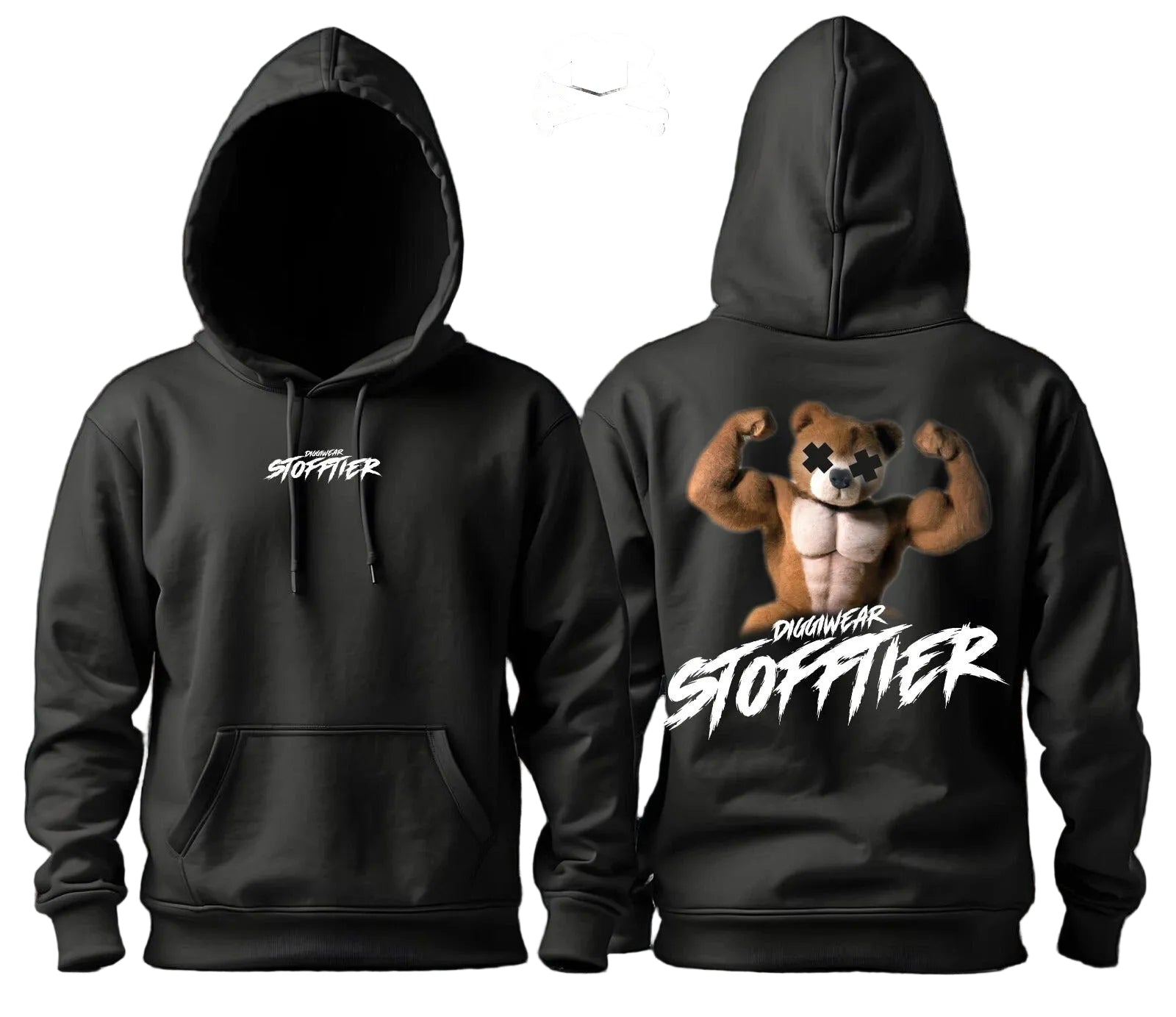 DIGGIWEAR Stofftier Hoodie