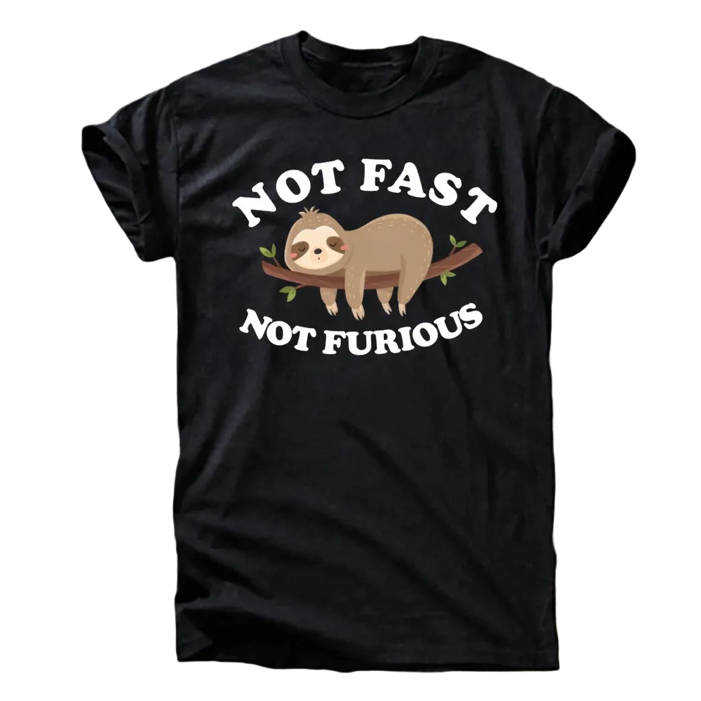Not Fast Not Furious T-Shirt