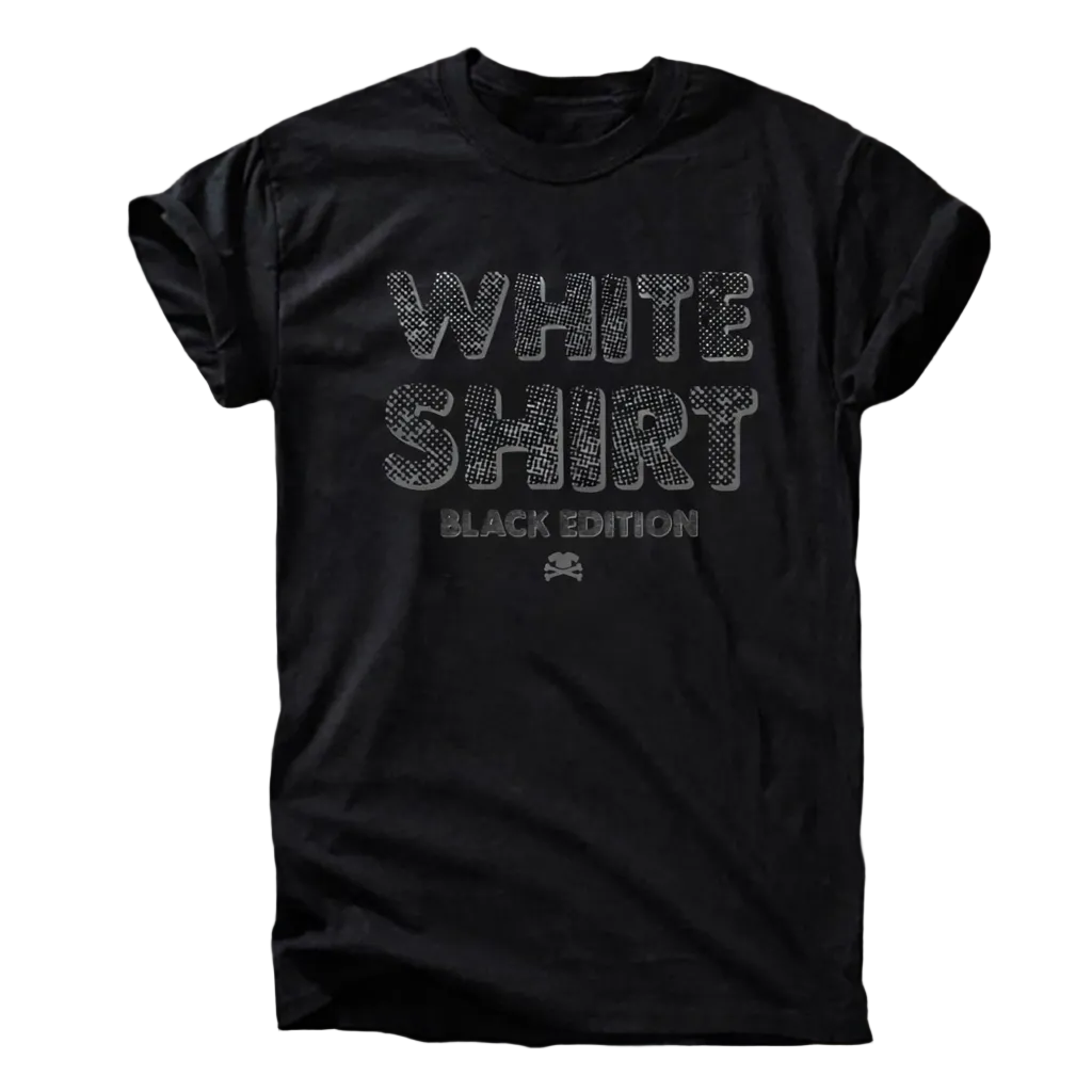 White Shirt – Black Edition T-Shirt