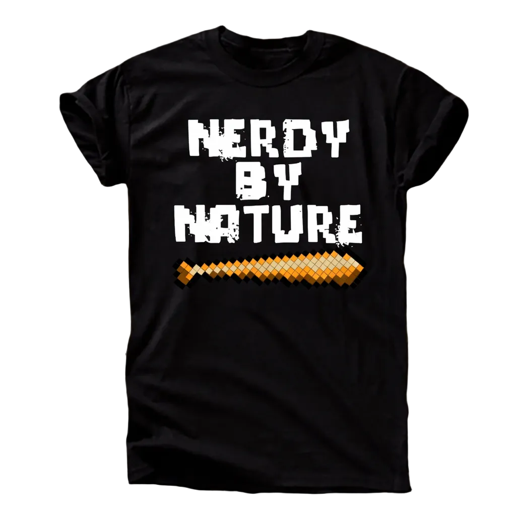 Nerdy by Nature T-Shirt – 80s 90s Hip Hop Kult Nerd Geek Shirt