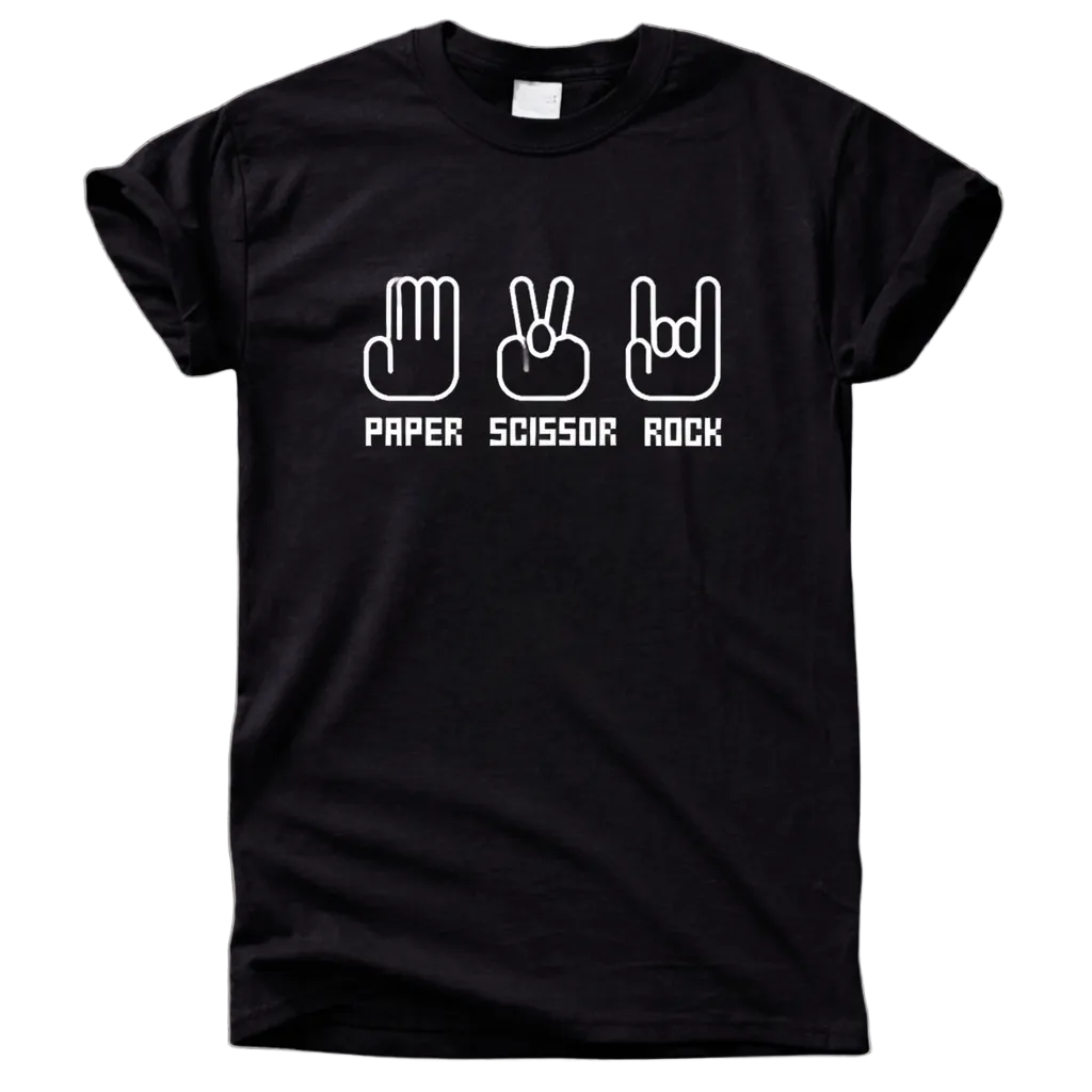 Paper Scissor Rock Nerd Shirt