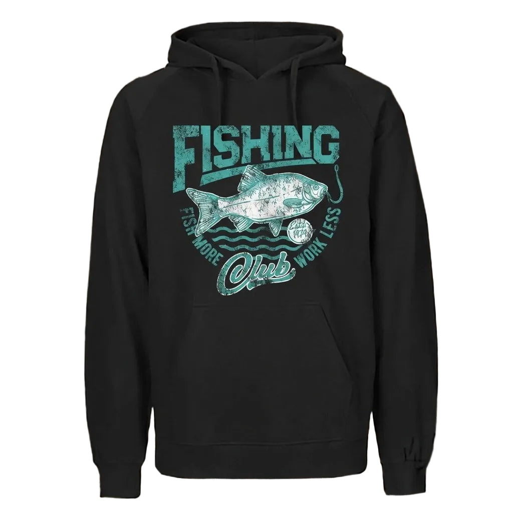 Fish More Work Less Hoodie