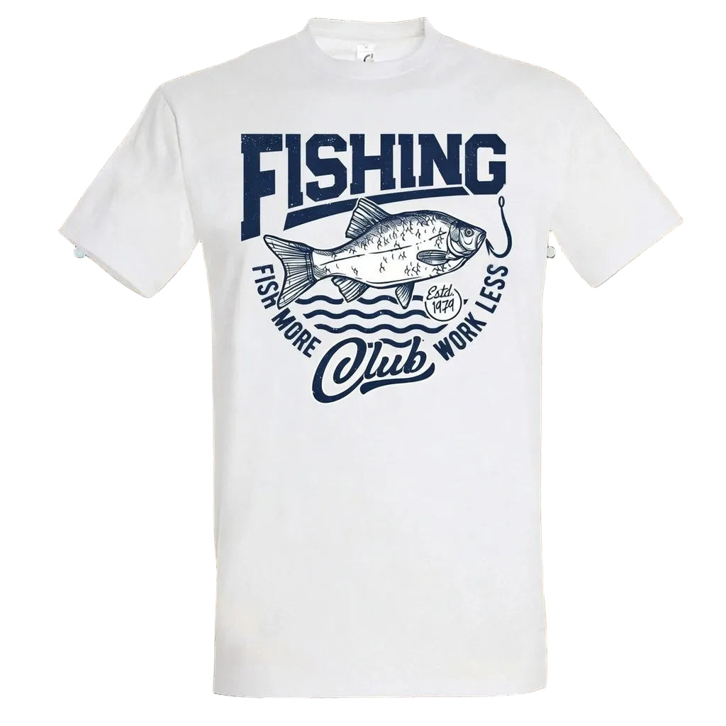 Fish More Work Less T-Shirt