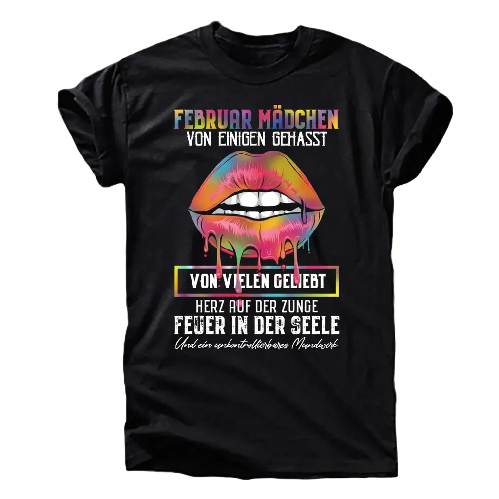 Februar Mädchen T-Shirt