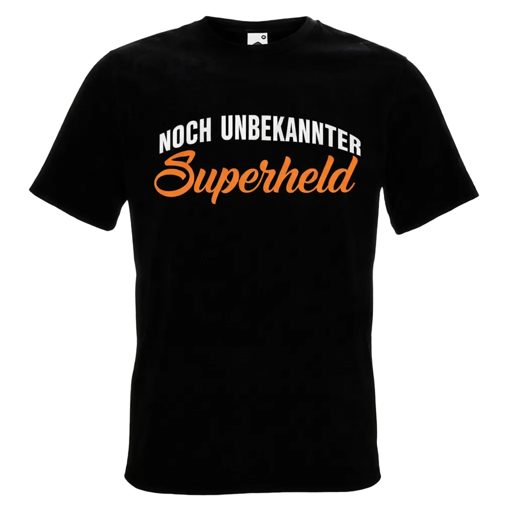 Noch unbekannter Superheld Herren Shirt
