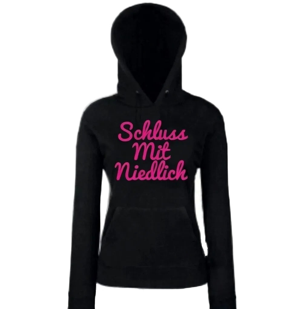 SCHLUSS MIT NIEDLICH – GIRLY STATEMENT HOODIE