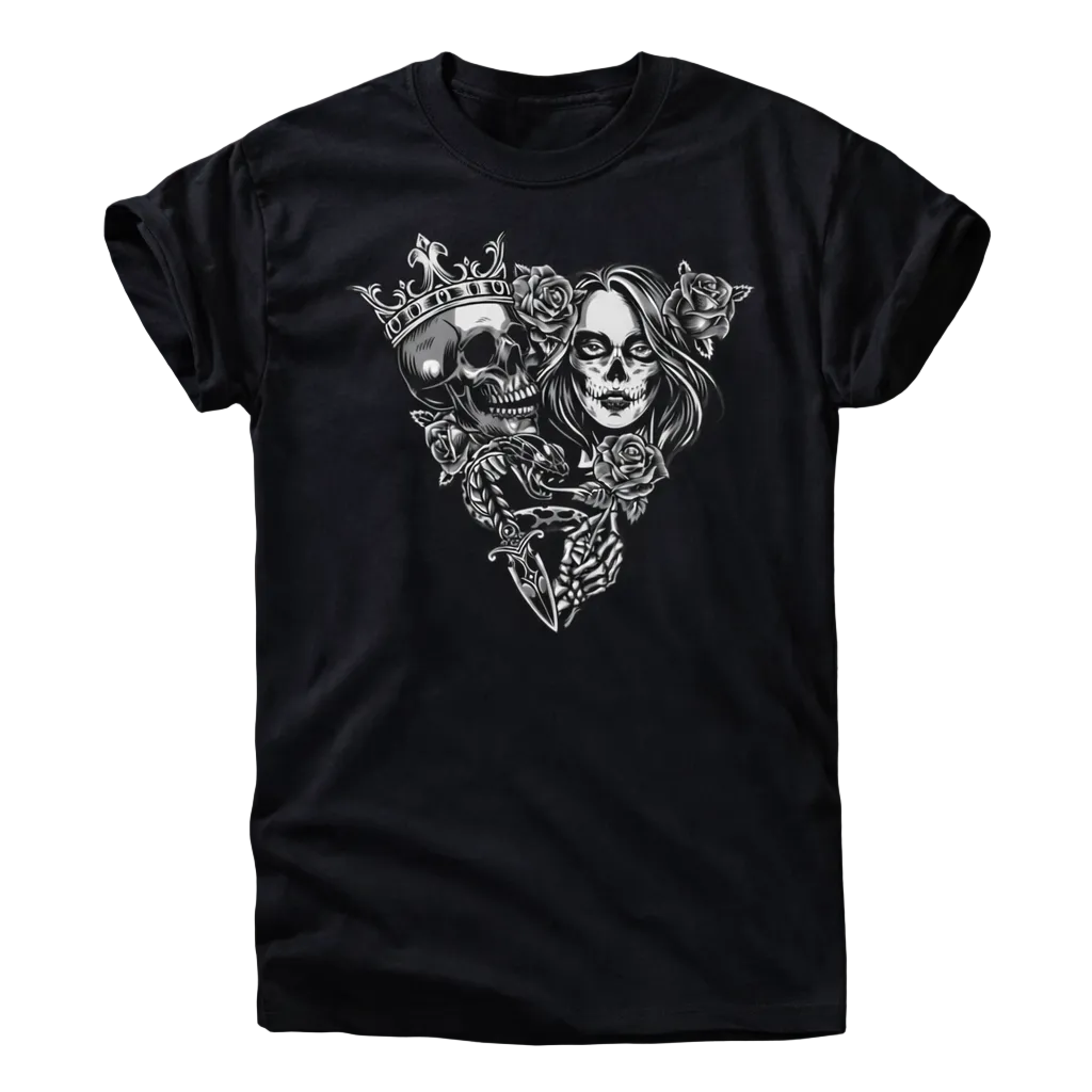 Skull Tattoo Art Shirt – Rockabilly Rock & Heavy Metal