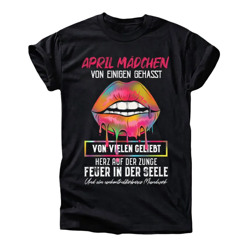April Mädchen T-Shirt – Von vielen geliebt