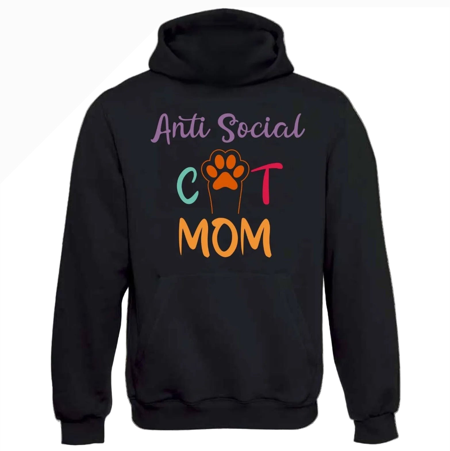 Anti Social Cat Mom Hoodie