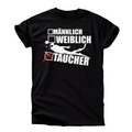 Männlich Weiblich Taucher T-Shirt
