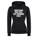 Abstand halten, du dumme Sau Hoodie
