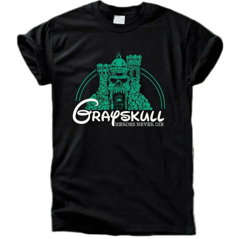 Grayskull T-Shirt – Heroes Never Die