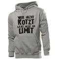 Wer nicht kotzt läuft nicht am Limit Hoodie