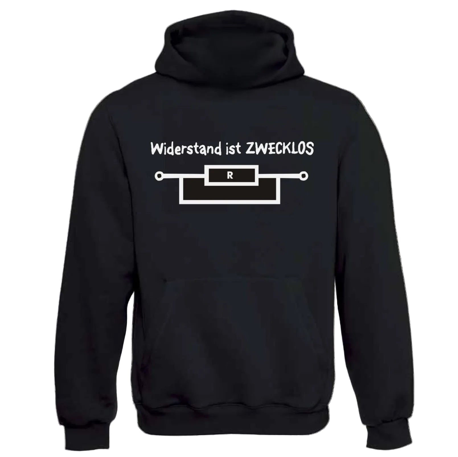 Widerstand ist zwecklos – Elektriker & Nerd Hoodie
