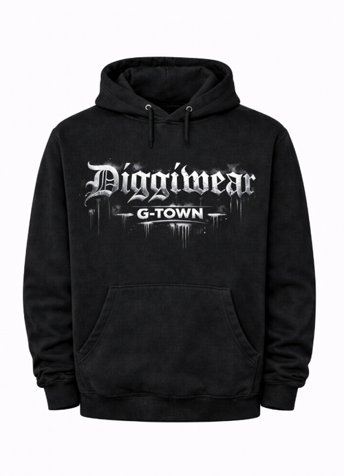 Diggiwear G-Town Rebel Alien Hoodie – Urban Graffiti Streetwear