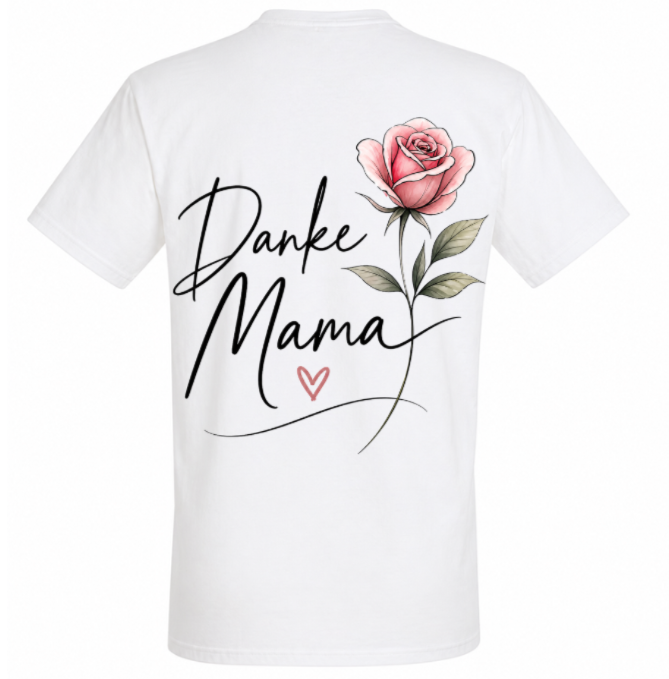 Weil ein einfaches Danke alles sagen kann – T-Shirt mit Herz