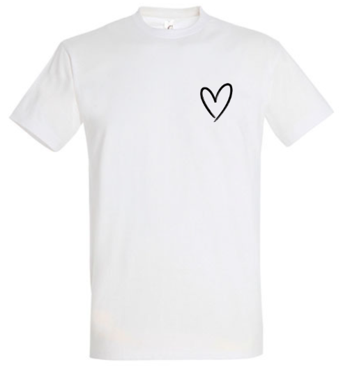 Weil ein einfaches Danke alles sagen kann – T-Shirt mit Herz