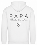 Wärme, die von Herzen kommt – Hoodie für Papa