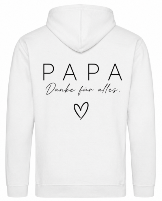 Wärme, die von Herzen kommt – Hoodie für Papa