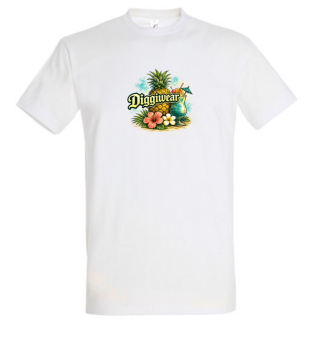 Diggiwear Tropical Cocktails – Sommer T-Shirt mit Rückenprint