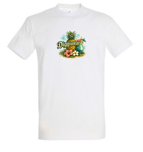 Diggiwear Tropical Cocktails – Sommer T-Shirt mit Rückenprint
