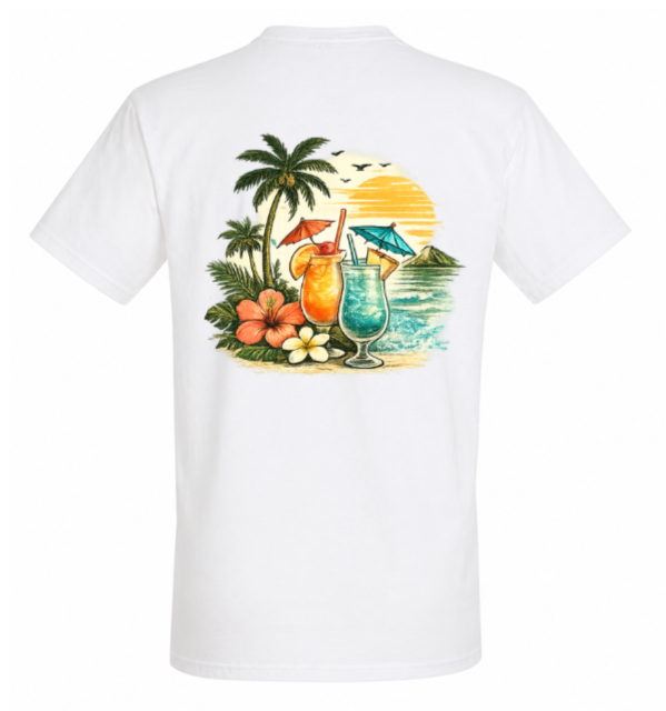 Diggiwear Tropical Cocktails – Sommer T-Shirt mit Rückenprint