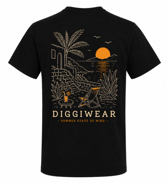 Diggiwear Summer State of Mind – Premium Backprint