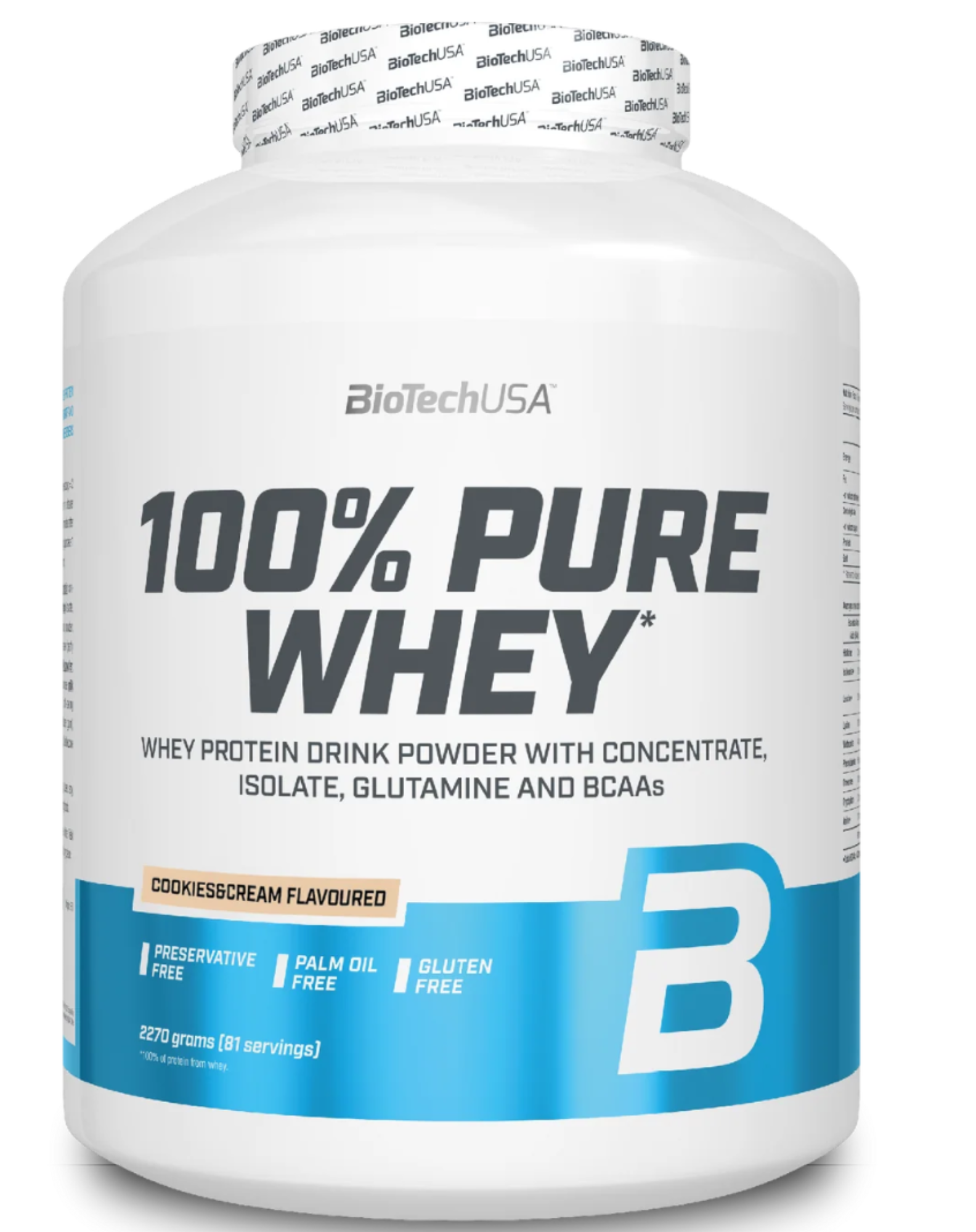 100% Pure Whey Protein 2270 g