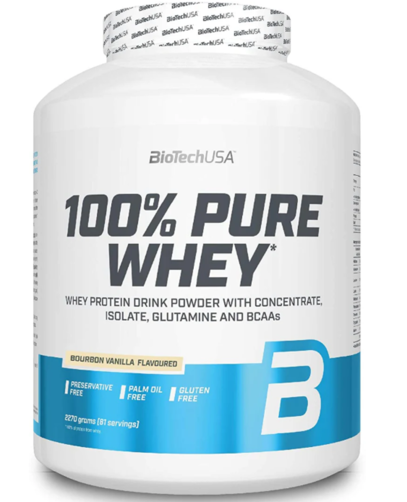100% Pure Whey Protein 2270 g