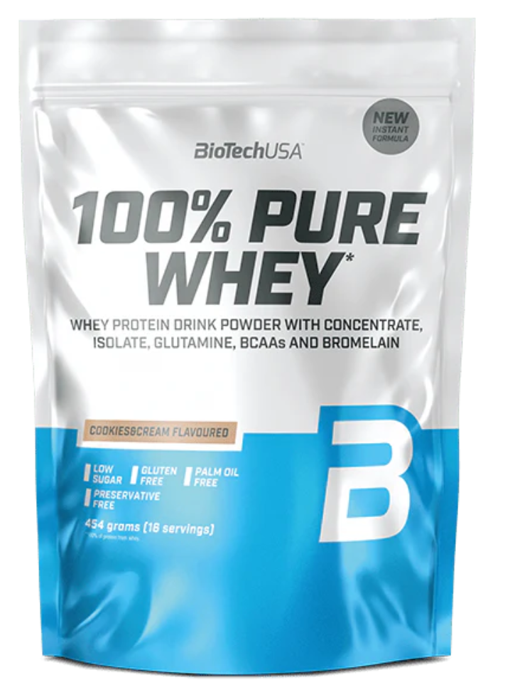 100% Pure Whey Protein 454g