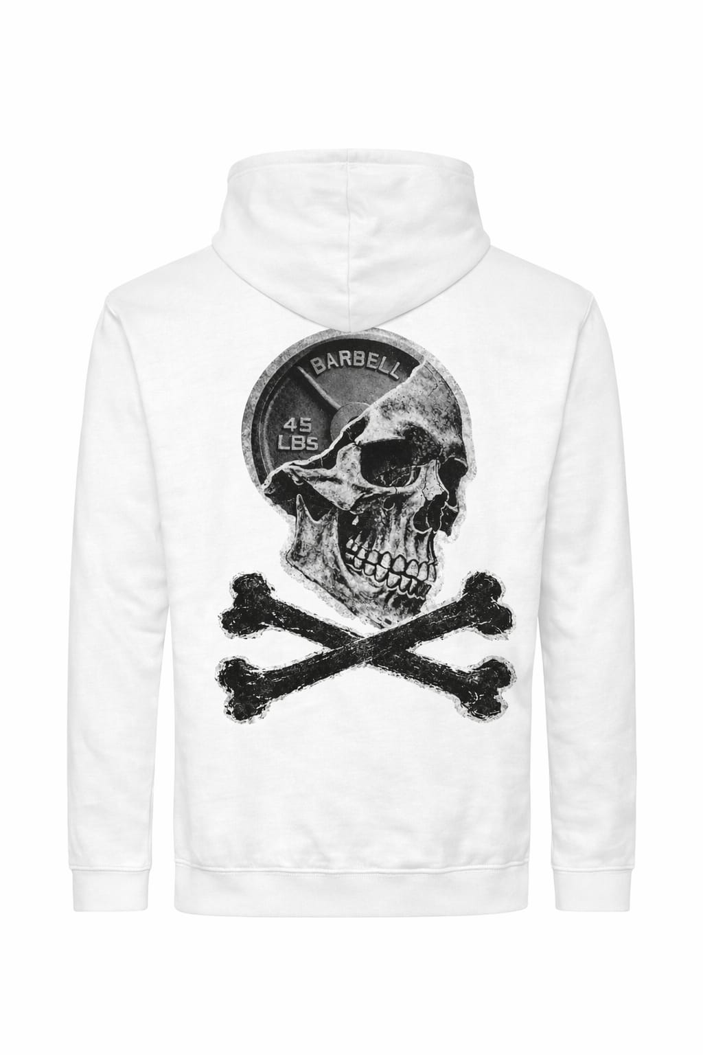 Diggiwear Gütersloh Skull Barbell Hoodie – Fitness & Gym Streetwear