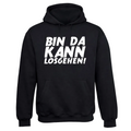 Bin da, kann losgehen Hoodie