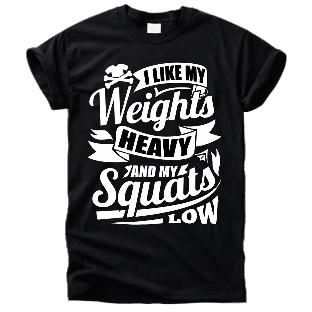I Like My Weights Heavy Shirt