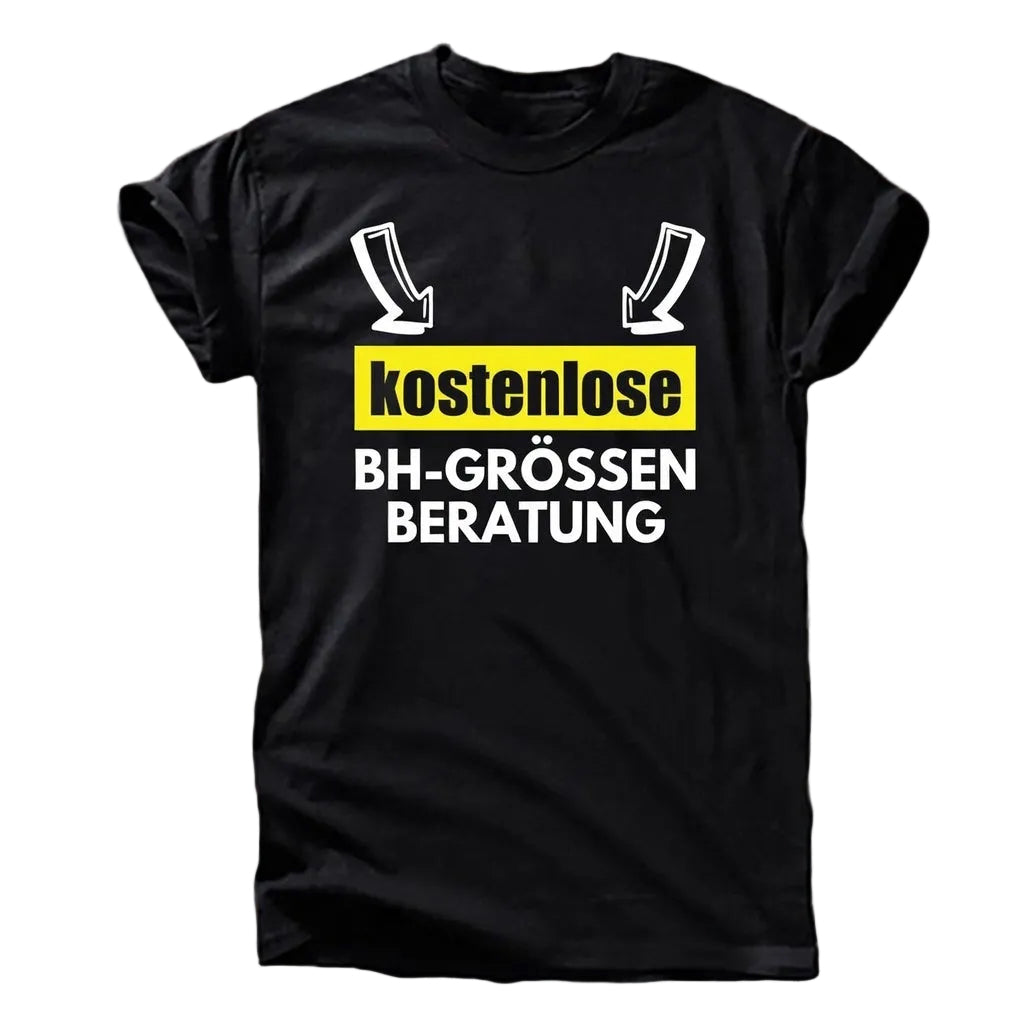Kostenlose BH-Größen Beratung T-Shirt