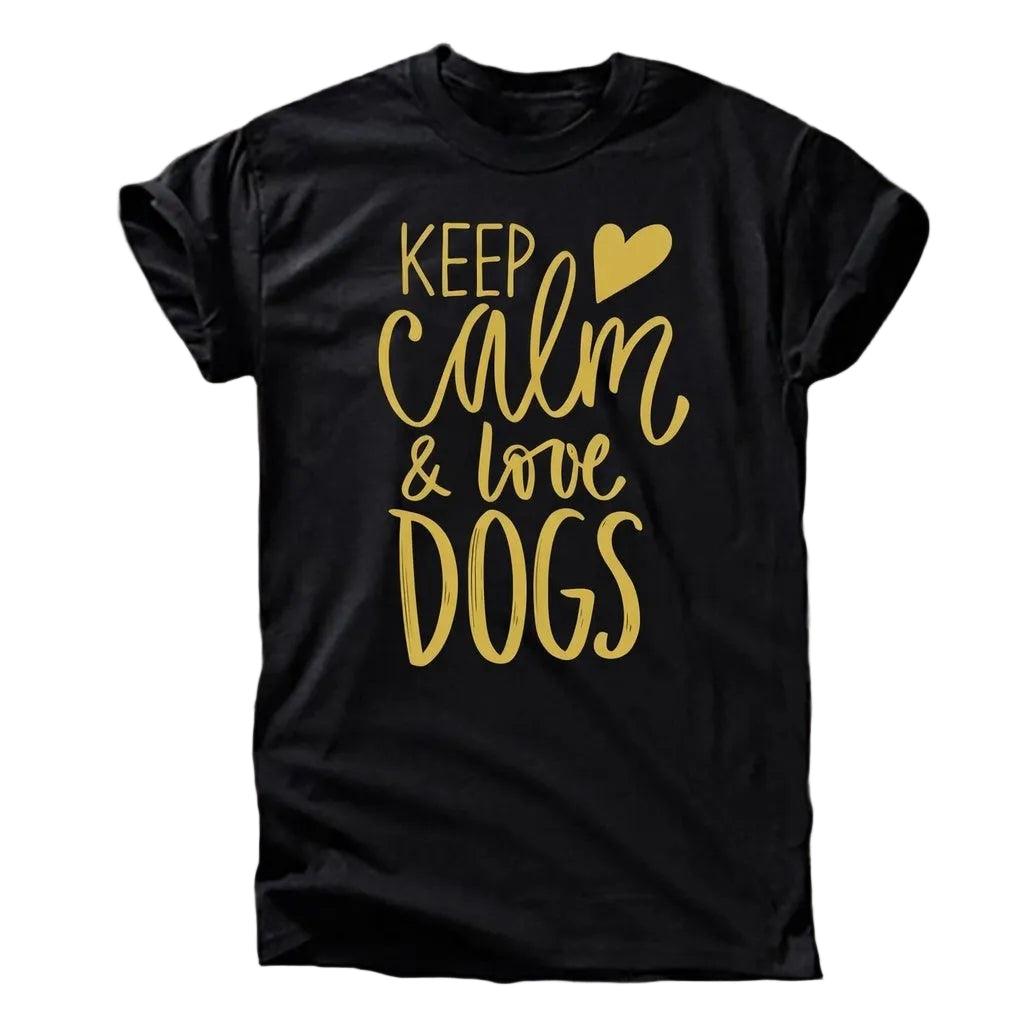 Keep Calm & Love Dogs T-Shirt