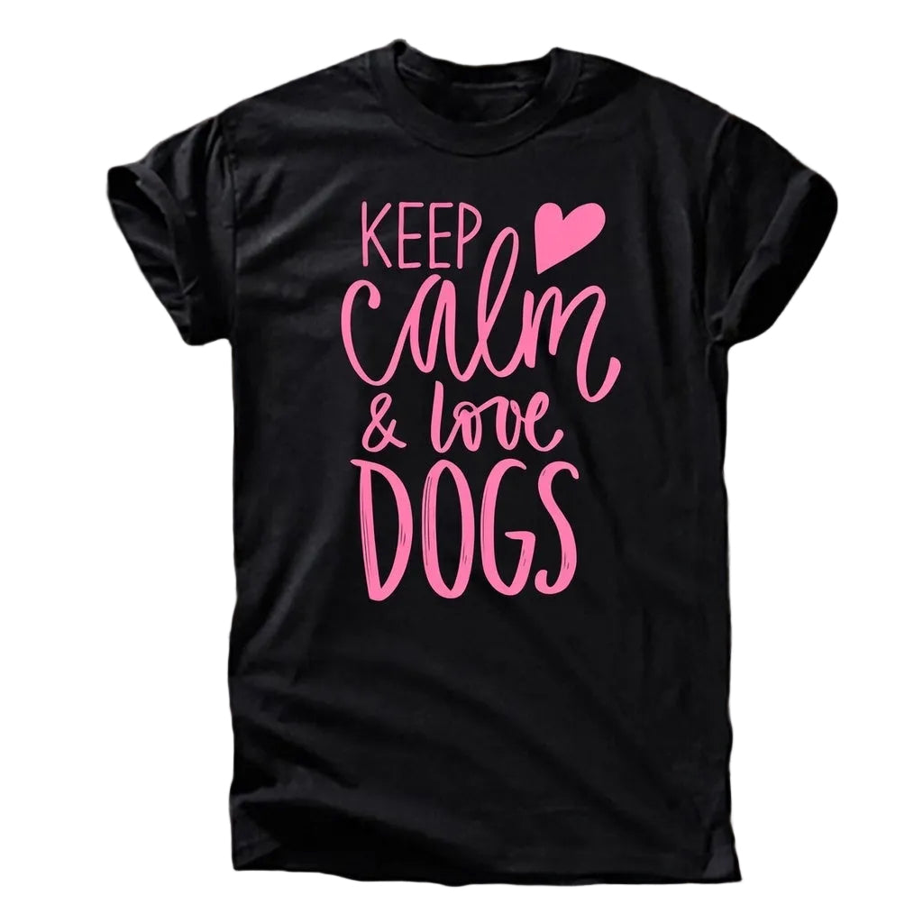 Keep Calm & Love Dogs T-Shirt