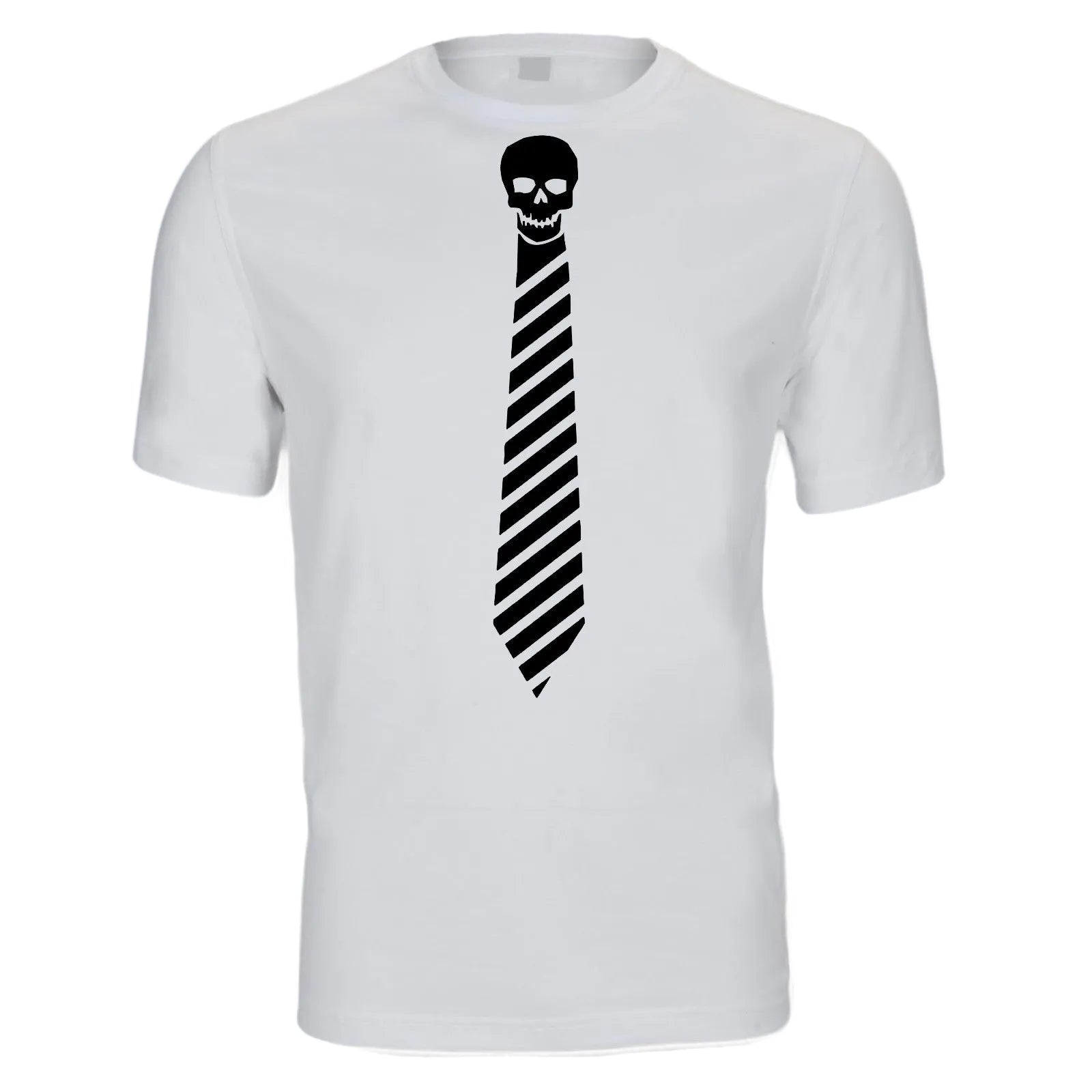 Totenkopf Krawatte T-Shirt