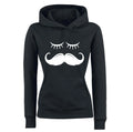 Schnurrbart Hoodie