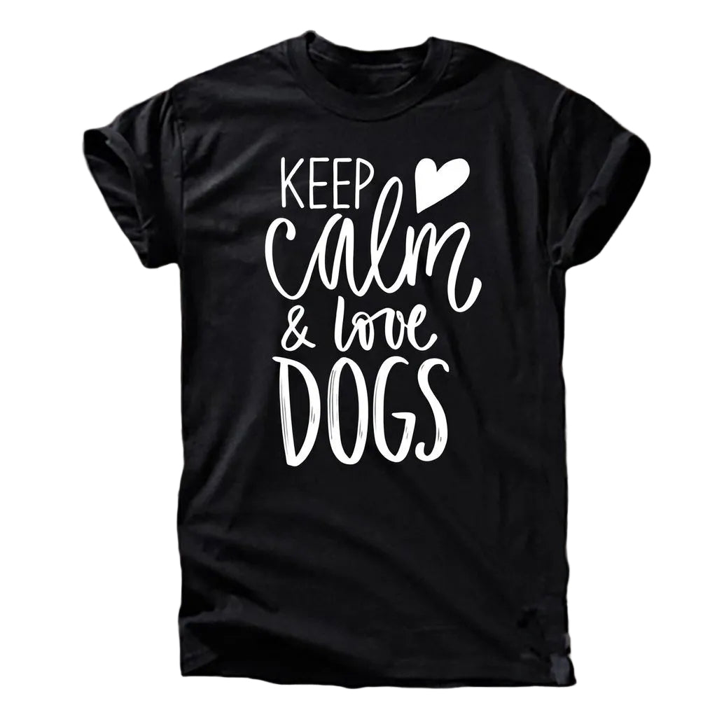 Keep Calm & Love Dogs T-Shirt
