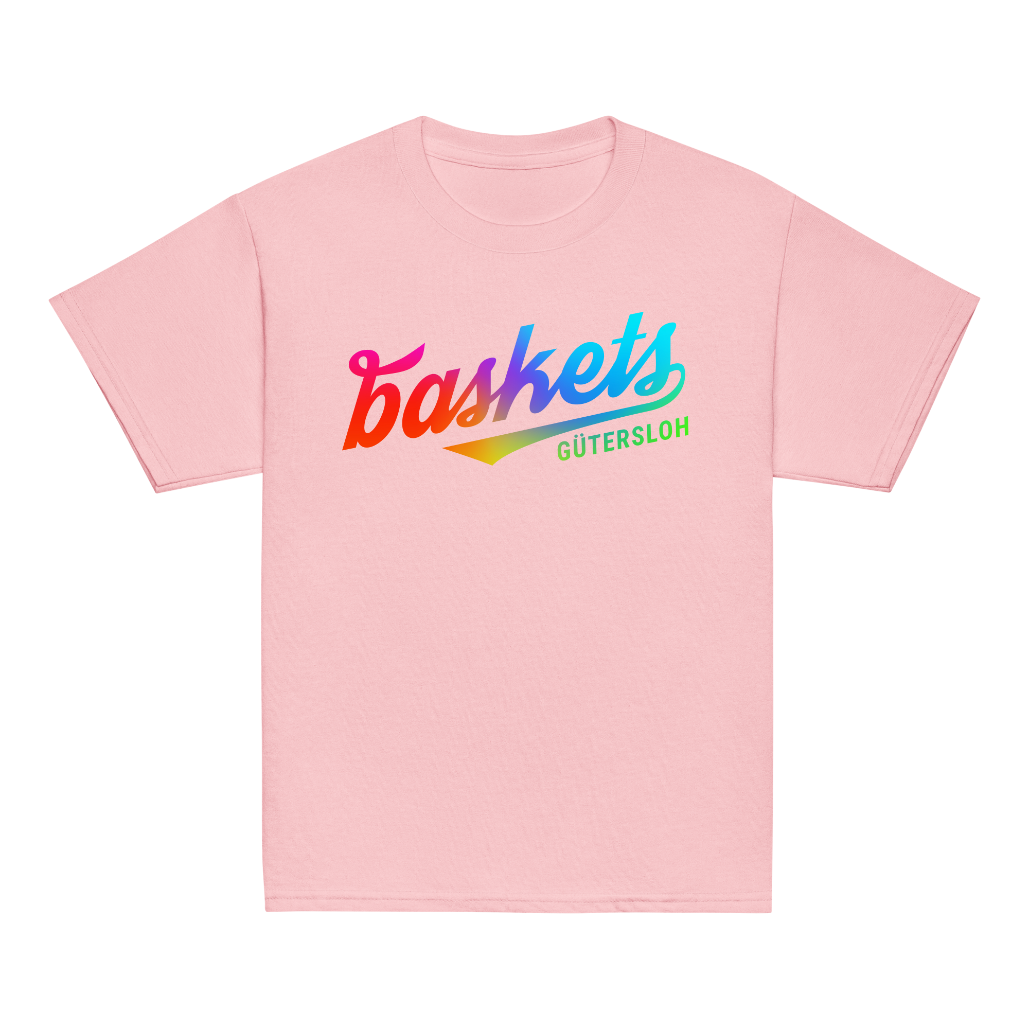 GTV Baskets Kids Retro Shirt – Rainbow Edition