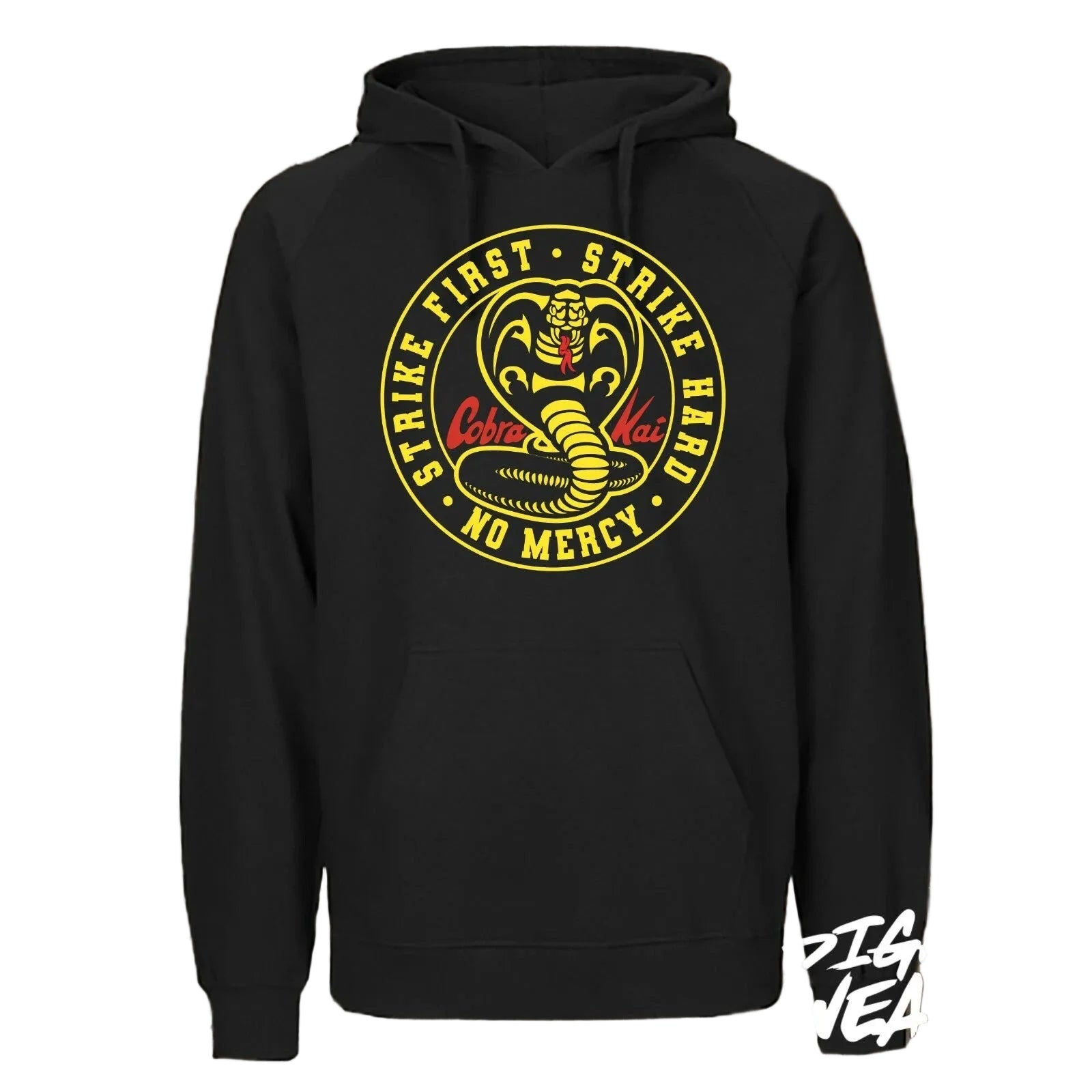 Cobra Kai „No Mercy“ Hoodie – Karate Streetwear Look